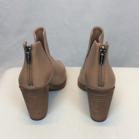 Vince Camuto Tan Leather Ankle Boots | 8M/38 1/2 - Picture 3 of 5